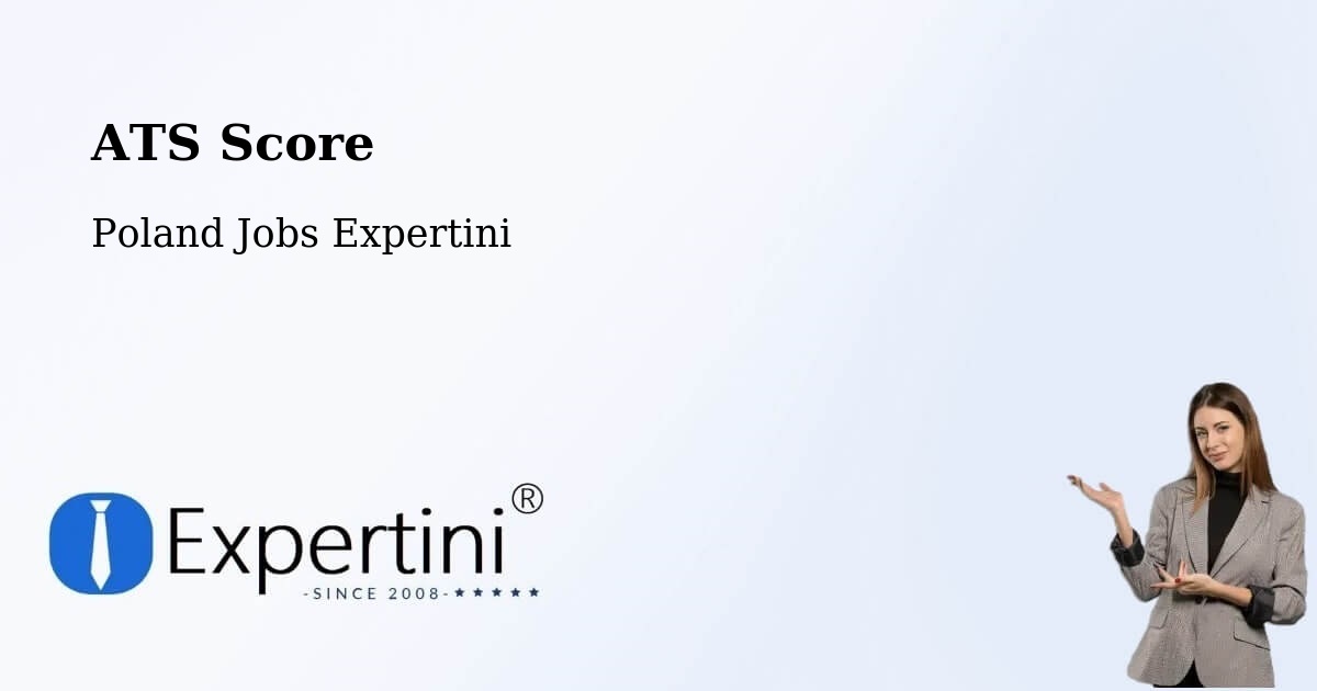 Resume ATS Score & Job Description Match Tool – Mielec - Poland Jobs Expertini