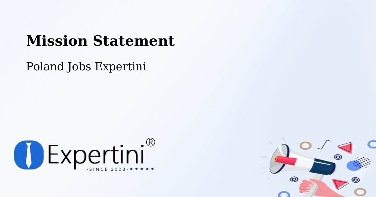 Corporate Mission – Mielec - Poland Jobs Expertini